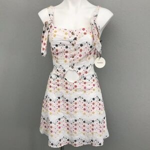 Tularosa White Floral Mini Dress - NWOT